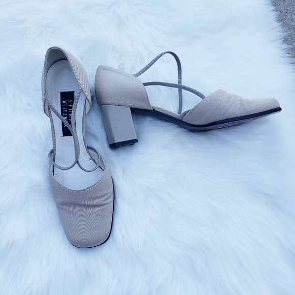 Stuart Weitzman Shoes - Stuart Weitzman Strappy Blocked Heel Shoes 7.5